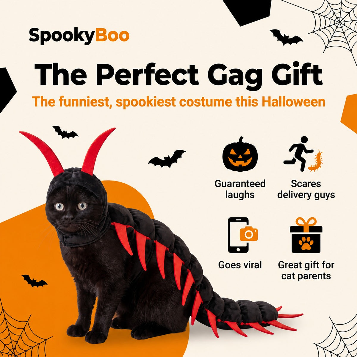 SpookyBoo Centipede Cat Costume