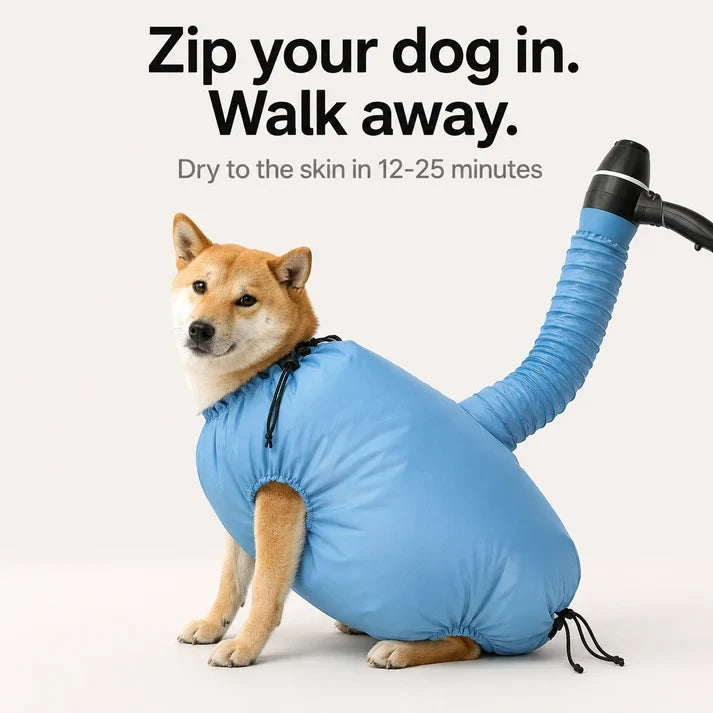 Dry Doggyy Hands-Free Pet Drying Bag