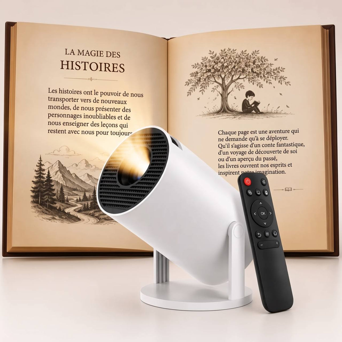 LumiLivre Portable Mini Projector